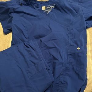 Royal blue scrubs for women
